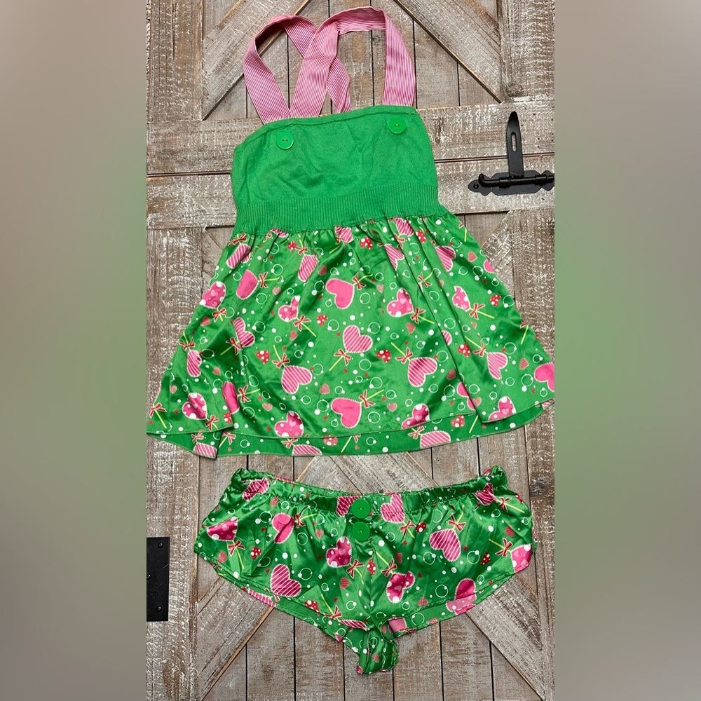 This is a vintage and rare Victoria's Secret Lollipop Heart Candy Set.